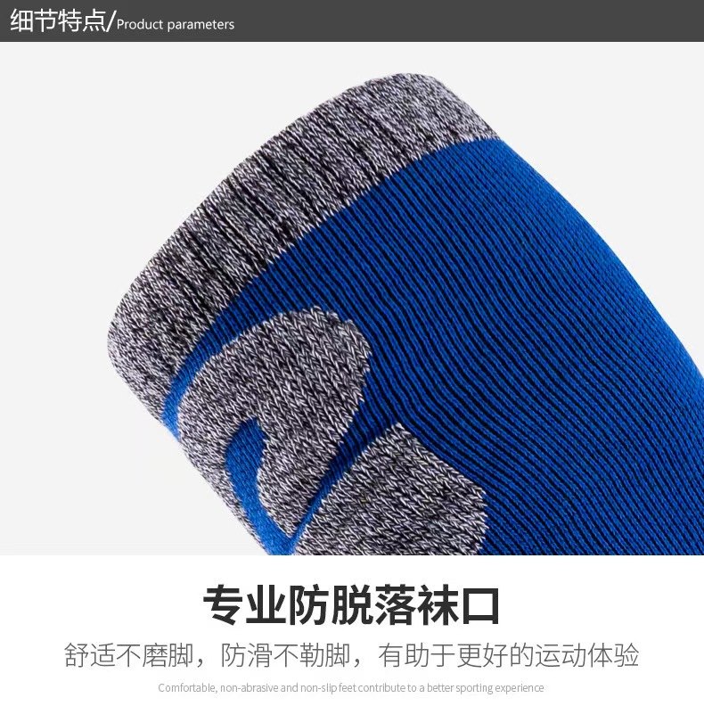 Adult Knee-High Performance Ski Socks with Thick Terry Sole reference image