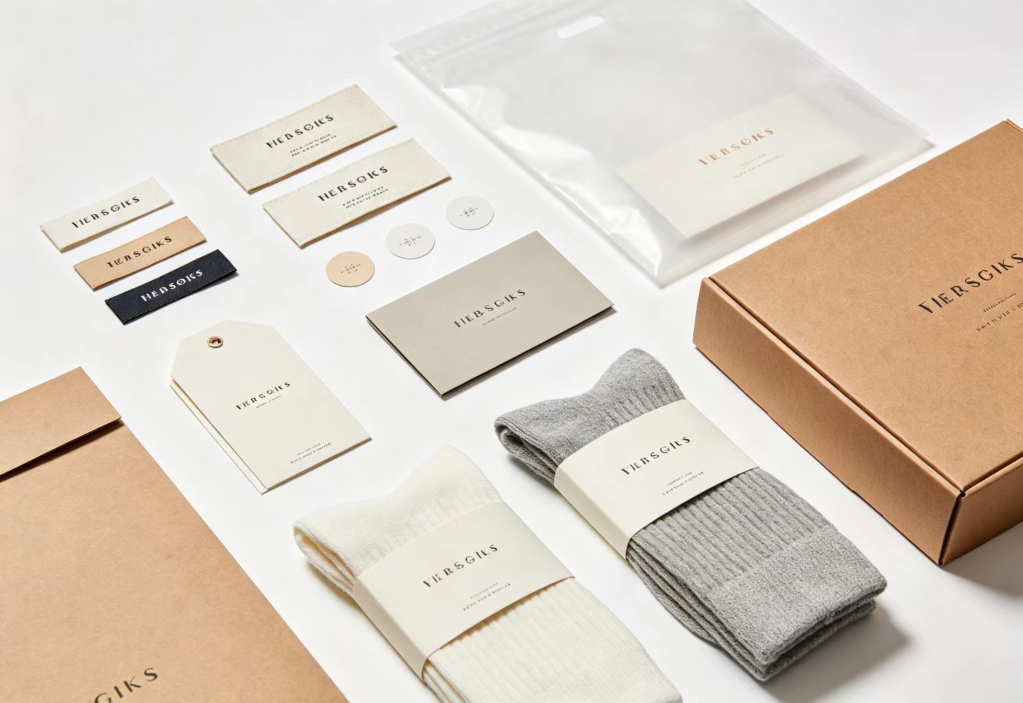 Custom hosiery packaging and private-label presentation