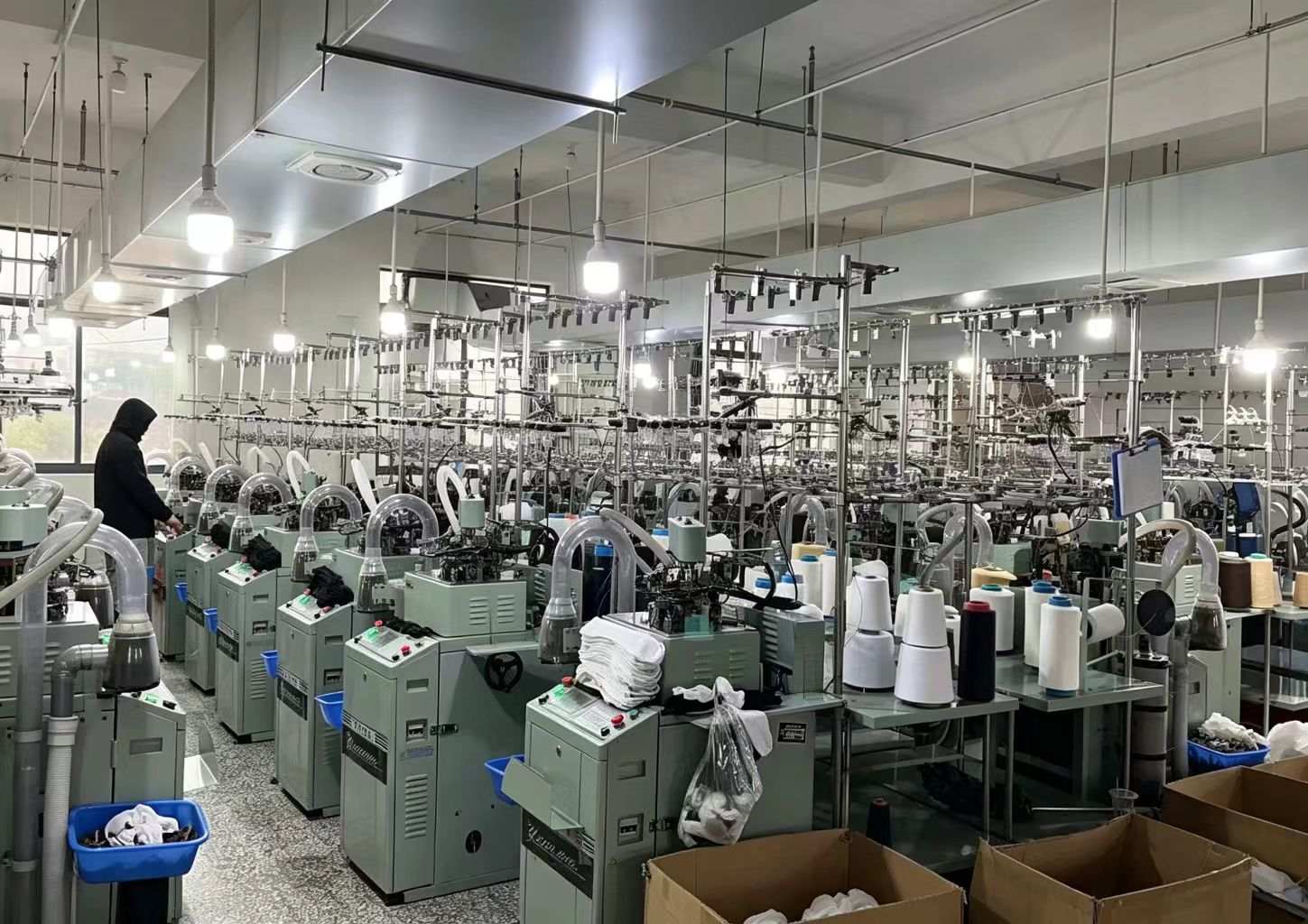 Custom product development for socks and hosiery